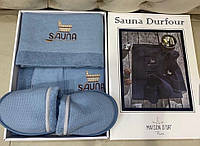 Мужской набор для сауны Maison D'or Sauna Dufour blue