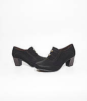 Женские осенние туфли на небольшом устойчивом каблучке.