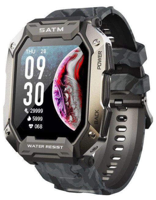 Розумний годинник Uwatch C20 Camouflage Black, фото 1