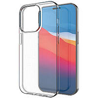 Силиконовый (TPU) чехол Deexe UltraThin для Apple iPhone 14 Pro - Transparent