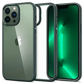 Чехол Spigen для iPhone 13 Pro Max - Ultra Hybrid, Midnight Green