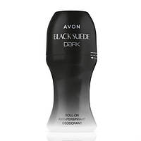 Дезодорант-антиперспірант з кульковим аплікатором чоловічий Black Suede Dark avon 50 мл