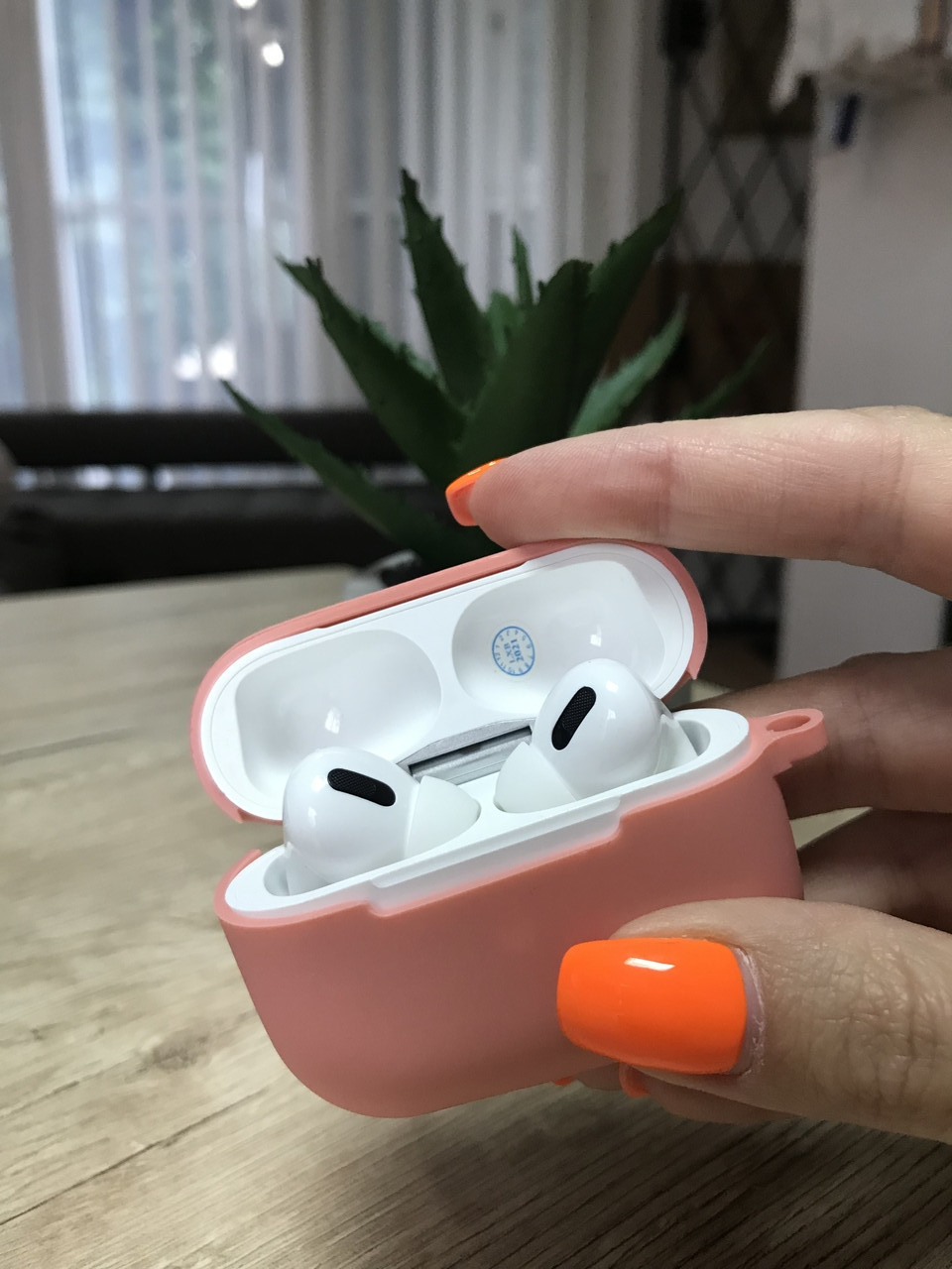 Чохол для навушників Air Pods Pro Рожевий