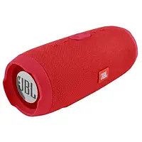 Портативная колонка JBL Charge 3+ с AUX, USB, SD, FM и Bluetooth, колонка с 2-мя динамиками 21,3*8.9см Красная