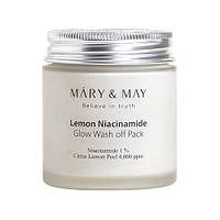 Mary (#May Lemon Niacinamide Glow Wash off Pack Змивкана маска для сяяння шкіри, 125 г