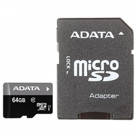 Карта пам`яті microSD 64Gb class 10 UHS-1 ADATA (AUSDX64GUICL10-RA1)