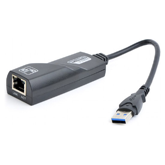 Мережева плата Gembird USB3.0 Ethernet адаптер 10/100/1000 (NIC-U3-02) - фото 1 - id-p1609528722