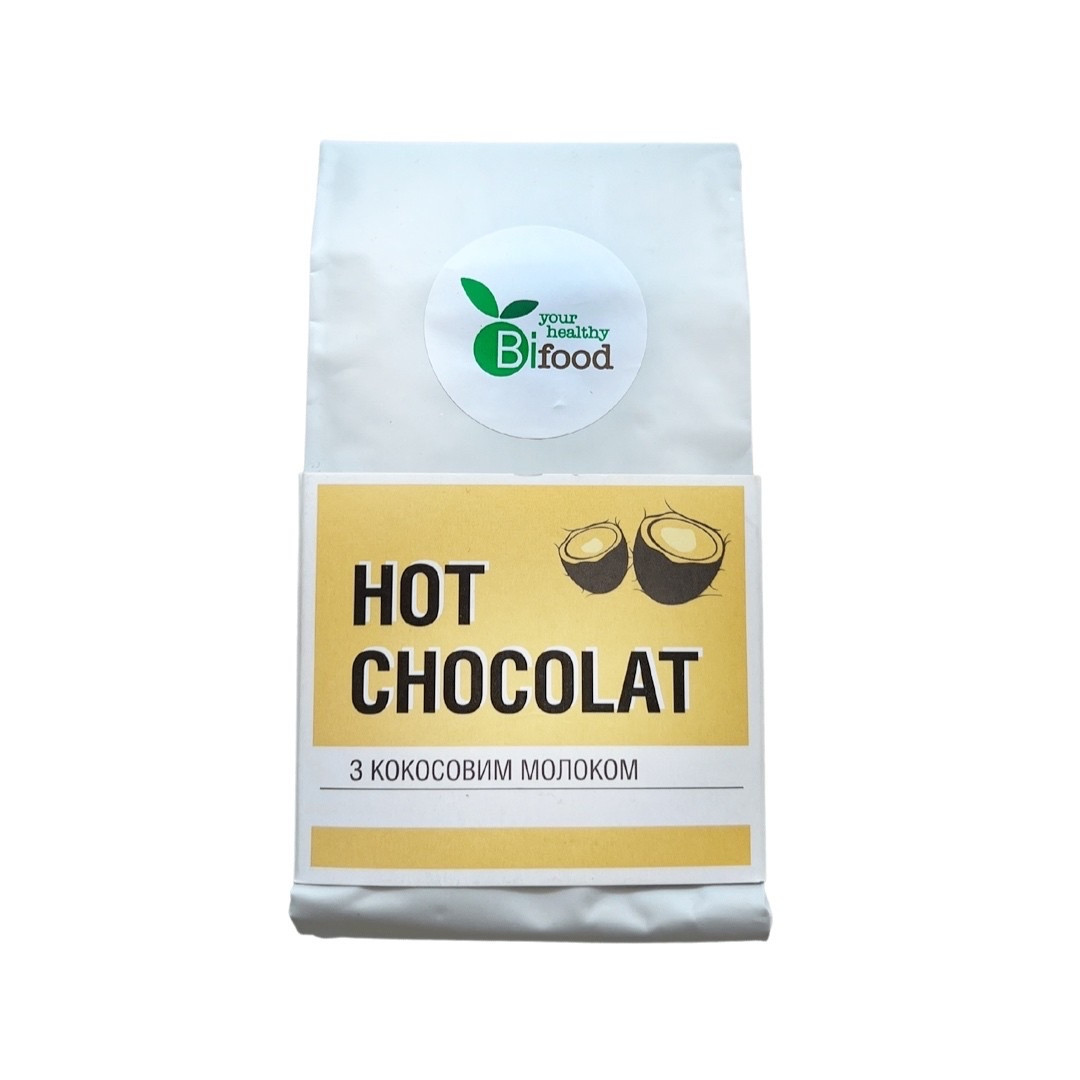 Гарячий шоколад на кокосовому молоці Bifood, 150 гр