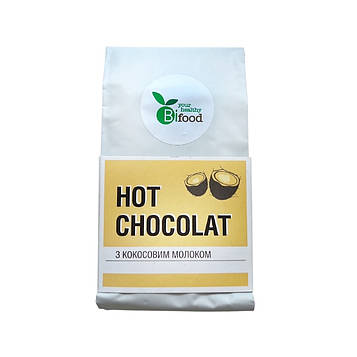 Гарячий шоколад на кокосовому молоці Bifood, 150 гр