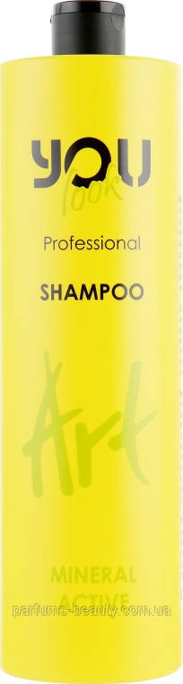 Шампунь для сухого, ламкого і ослабленого волосся з мінералами You Look Professional Art Mineral Active Shampo