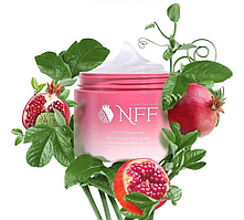 NFF beauty neck cream Зміцнювальний і розгладжувальний крем для шиї з екстрактом граната 300 мл