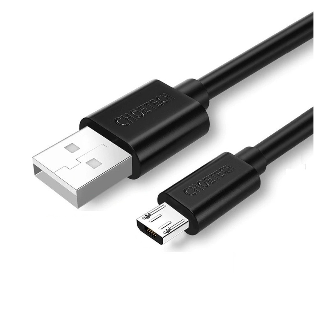 Кабель зарядний Choetech Micro USB Fast Charging 2.1 A 0.5 м Black (SMT0010-BK)