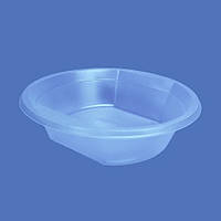Пластиковая тарелка суповая глубокая одноразовая 50 шт