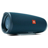 Портативная колонка JBL Charge 4 с AUX, USB, SD, FM и Bluetooth, колонка с 2-мя динамиками 21,5*9,5см Синяя