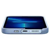 Чехол Spigen для iPhone 13 Pro - Silicone Fit,Sierra Blue, фото 4