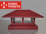 Колпаки на столбы для забора, Флюгарки на дымоход, Зонт на кирпичную трубу., фото 7