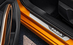 Декоративні накладки на пороги 3D FABIA IV