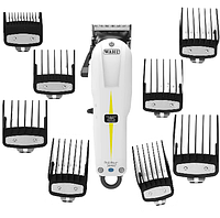 Машинка для стрижки Wahl Super Taper Cordless + 8 чёрных премиум насадок (08591-2316/8С)