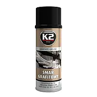 Средство для смазки (белый литиевый) K2 PRO WHITE GREASE PTFE спрей 400ML (W121)