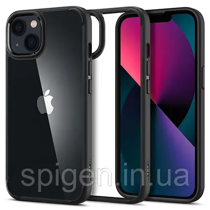 Чехол Spigen для iPhone 13 - Ultra Hybrid, Matte Black, фото 1