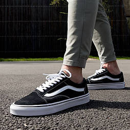 Чоловічі кеди Vans old Skool літні замшеві. Живе фото, ванс олд скул, венси