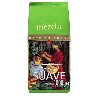 Кофе в зерне Hacendado Mezcla Sabor Suave, 1 кг