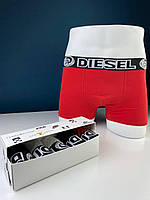 Мужские трусы Diesel 5 штук хлопок | Набор трусов. Мужское белье. Набор белья XL