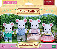 CalicoCritters SylvanianFamilies Marshmallow Mouse Family Семейство зефирных мышей CC1802