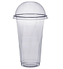 Стакани пластикові гвинтові під купольну кришку 500 мл без кришки (уп.50 шт)