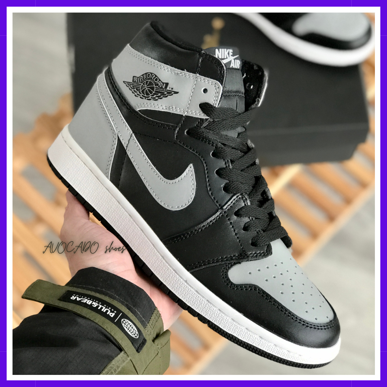 Nike Jordan Retro 1 black gray