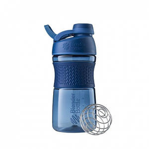 Шейкер BlenderBottle SportMixer Treitan Grip 600 мл синій