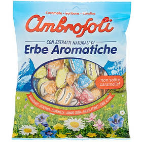 Льодяники Ambrofoli Ebde Aromatiche Ароматні трави 150g