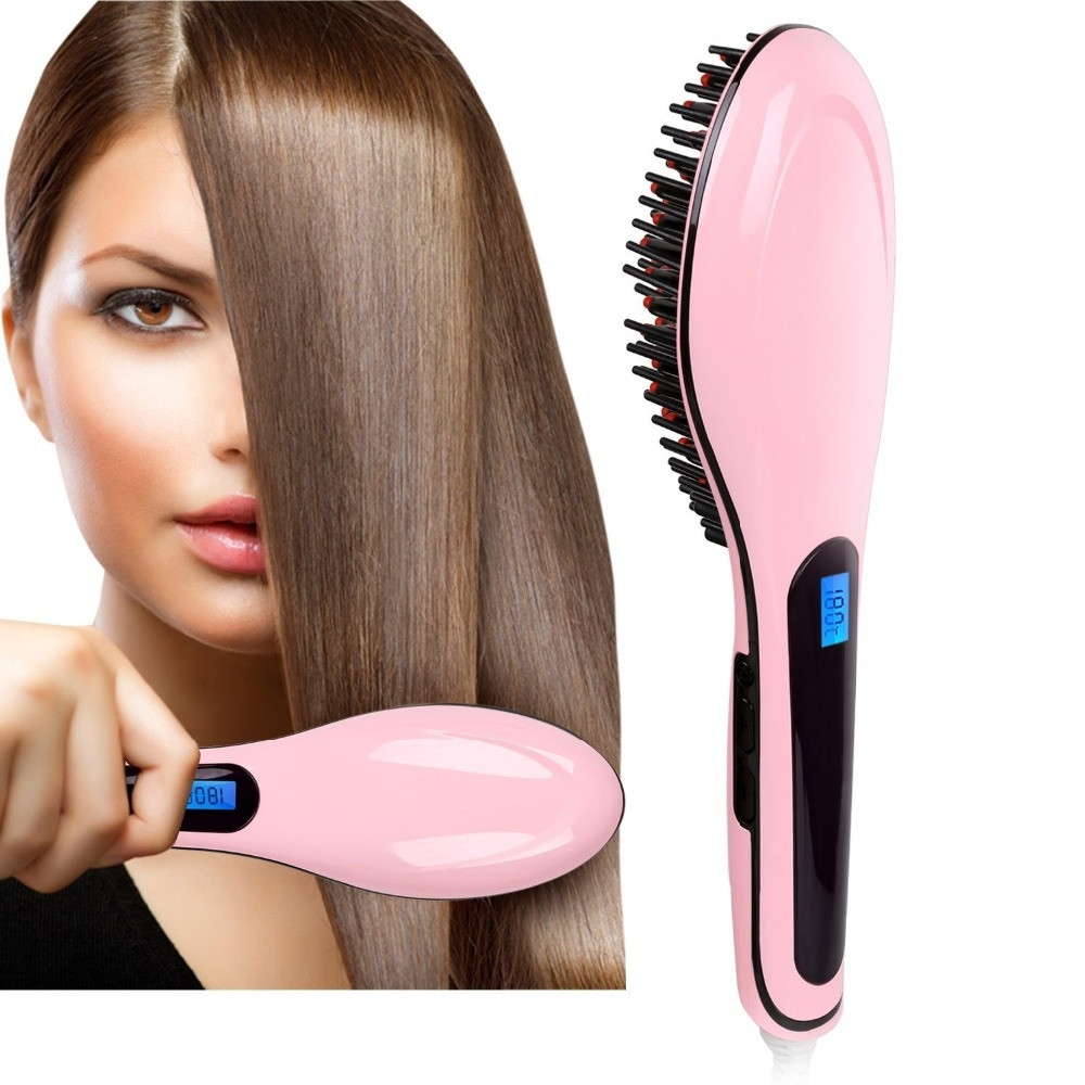 Электрическая расческа-выпрямитель волос FAST HAIR STRAIGHTENER. БЕЗ ДИСПЛЕЯ !!! - фото 3 - id-p270647827