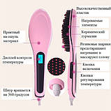 Електричний гребінець-випрямляч волосся FAST HAIR STRAIGHTENER. БЕЗ ДИСПЛЕЯ !!!, фото 8