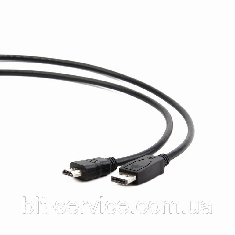 Кабель мультимедійний Display Port to HDMI 1.0m Cablexpert (CC-DP-HDMI-1M) DisplayPort, HDMI