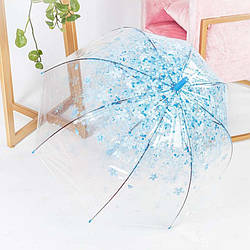 Дитяча парасолька rst112a sakura синій механік від дощу прозорий