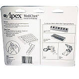 Органайзер для вітамінів і ліків Apex, MediChest. Зроблено в США., фото 3