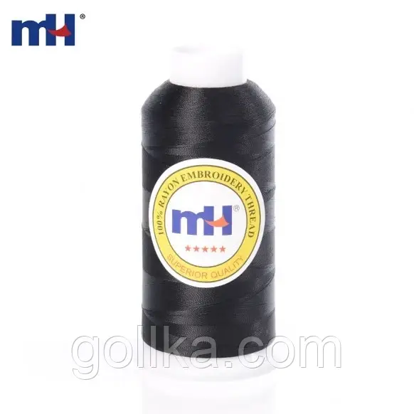 Нитки віскоза вишивальні (5000 метрів)120d2 MH industry, фото 1