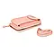 Сумка гаманець клатч для телефону через плече пудра жіноча Waellerry D-8591 Pink рожева, фото 3