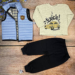 Костюм з жилетом для малюка Розміри: 9,12,18 місяців (03445)