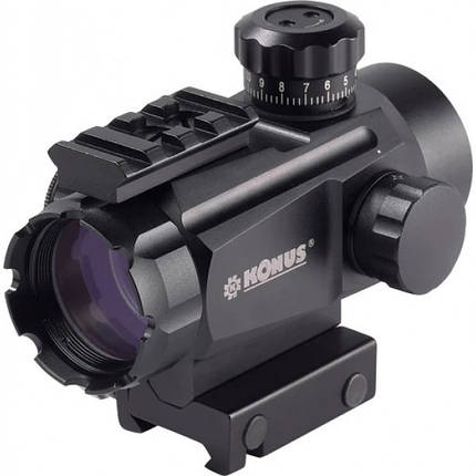 Коліматорний приціл Konus Konusight 1x35 Red/Green Dot, фото 1