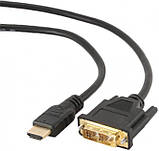 Кабель мультимедійний HDMI to DVI 1.0m Maxxter (V-HDMI-DVI-1M), фото 2