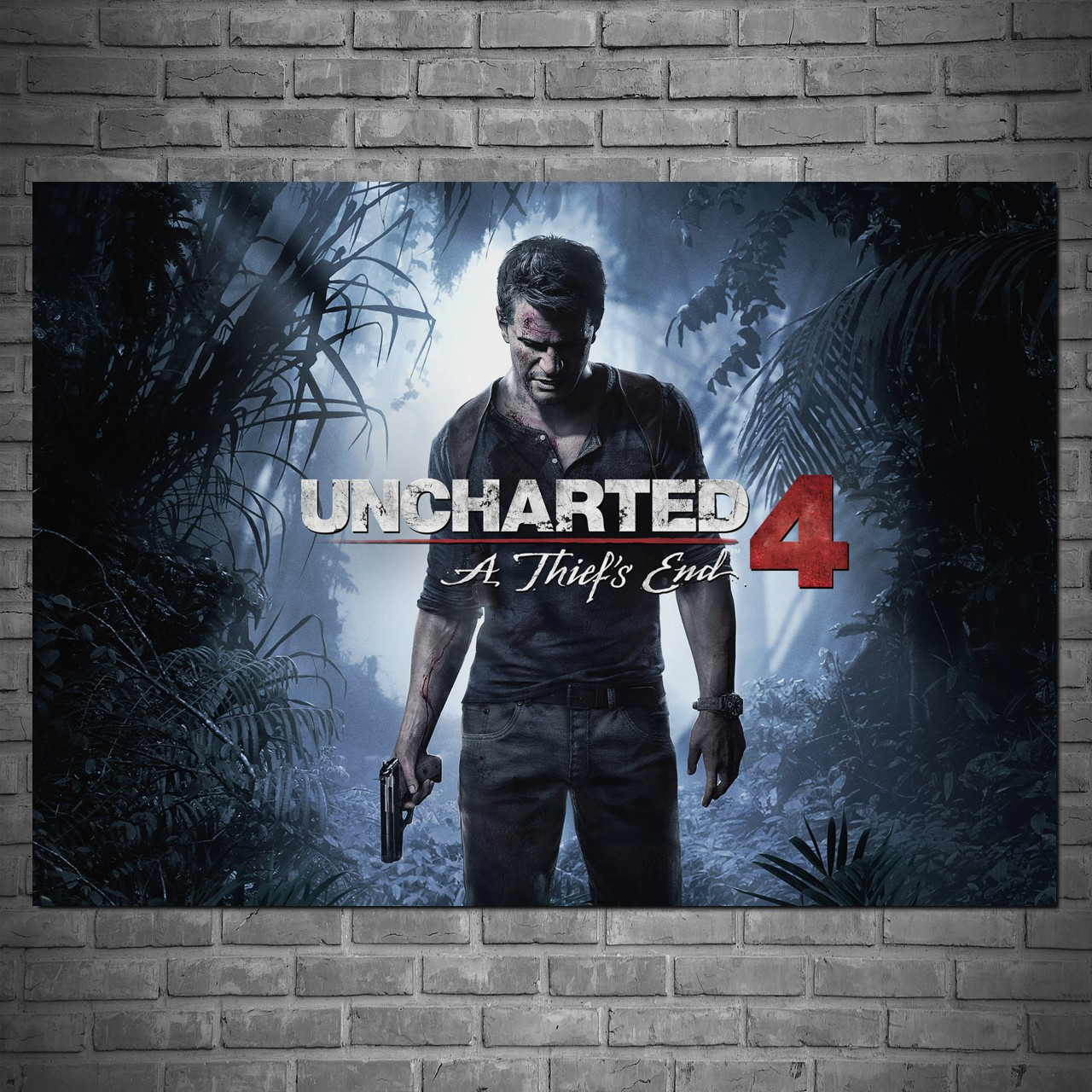 Плакат "Анчартед 4: Путь Вора, Uncharted 4, A Thief's End" (артикул ...