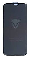 Захисне скло NoName Golden Armor Privacy для Apple Iphone 12 Pro Max Чорне тех. паковання