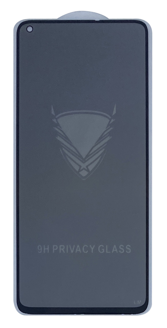 Захисне скло NoName Golden Armor Privacy для Xiaomi Mi 10 T Pro Чорне те. паковання, фото 1
