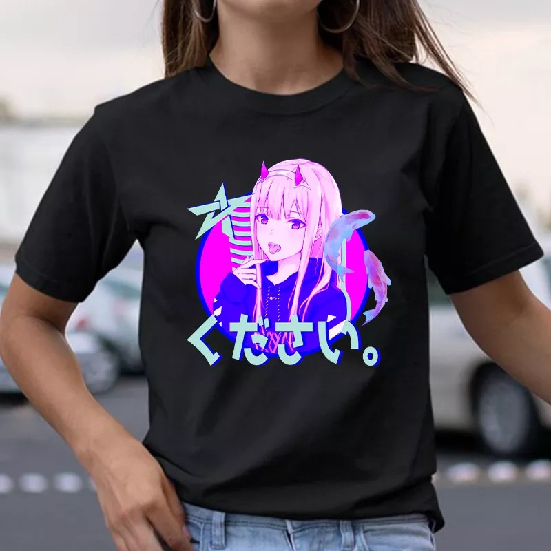 Футболка аніме «002 Zero Two»