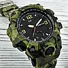 Skmei Camouflage: Армійські чоловічі годинники з водонепроникністю та підсвічуванням., фото 7