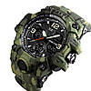 Skmei Camouflage: Армійські чоловічі годинники з водонепроникністю та підсвічуванням., фото 8