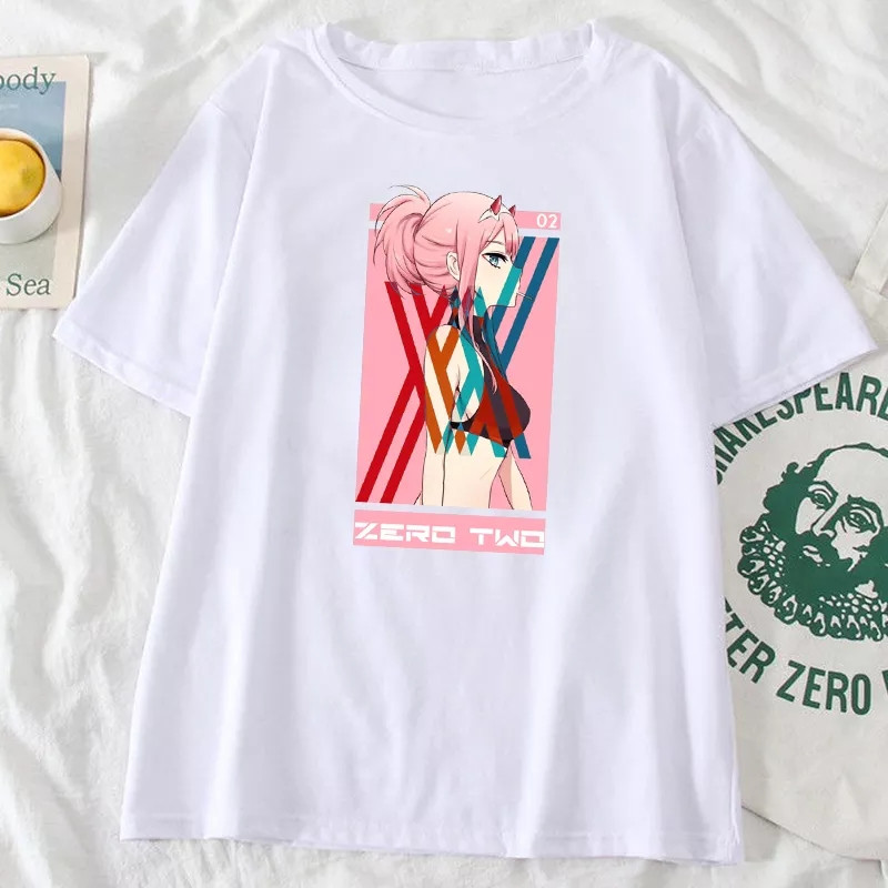 Футболка аніме "код 002 Darling in the Franxx ", фото 1