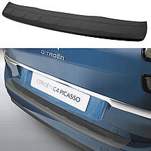 Пластикова захисна накладка на задній бампер для Citroën C4 Grand Picasso 2013+